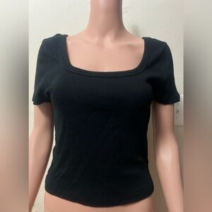 Universal Thread Black Short Sleeve Top